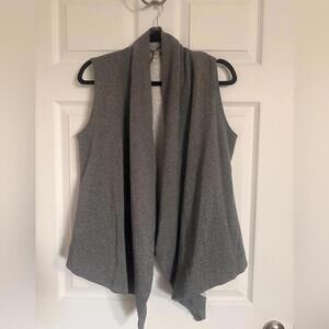 Trina Turk Gray Waterfall Vest - Sample Item Size Medium